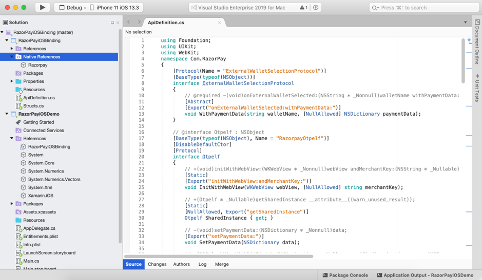 Creating Xamarin iOS Binding For Razorpay Payment Gateway